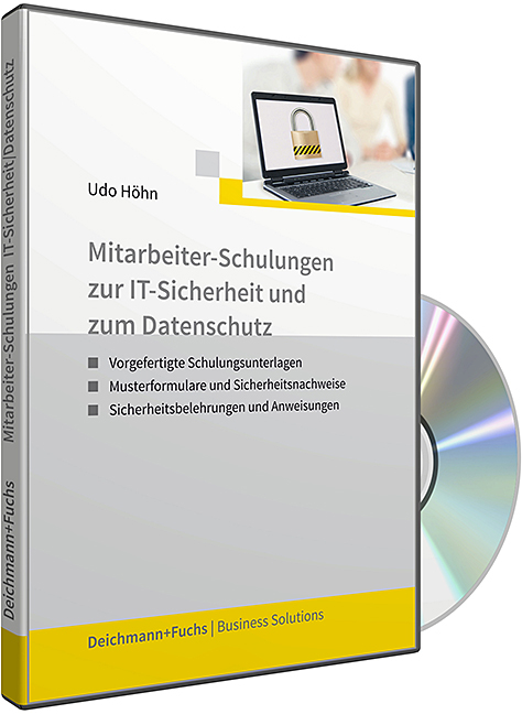 CD-ROM Mitarbeiter-Schulungen zur IT-Sicherheit und zum Datenschutz