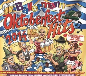 Ballermann Oktoberfest Hits 2014, 3 Audio-CDs -  Various