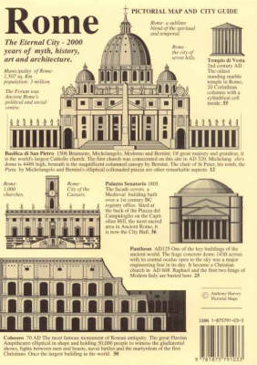 Rome Pictorial Map and City Guide -  Anthony Harvey