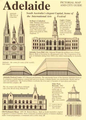 Adelaide Pictorial Map and City Guide -  Anthony Harvey