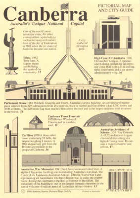 Canberra Pictorial Map and City Guide -  Anthony Harvey