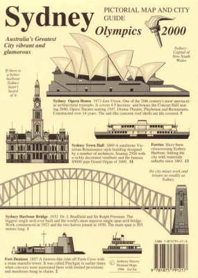 Sydney Pictorial Map and City Guide -  Anthony Harvey