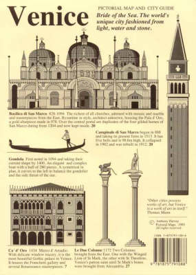 Venice Pictorial Map and City Guide -  Anthony Harvey