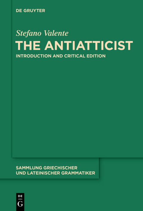 The Antiatticist - Stefano Valente