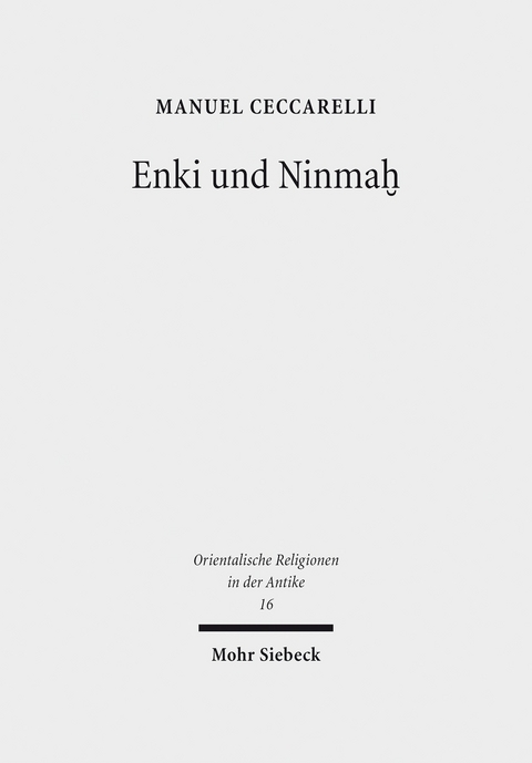 Enki und Ninma? -  Manuel Ceccarelli