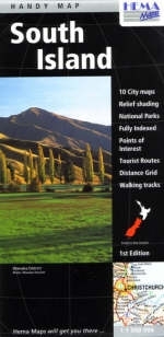 New Zealand South Island Handy Map -  Hema Maps