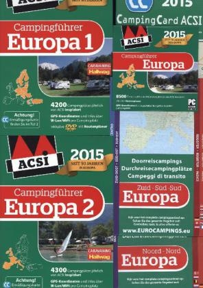 ACSI Internationaler Campingführer Europa 2015 mit DVD - 