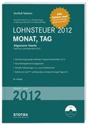 Lohnsteuer 2012 Monat, Tag