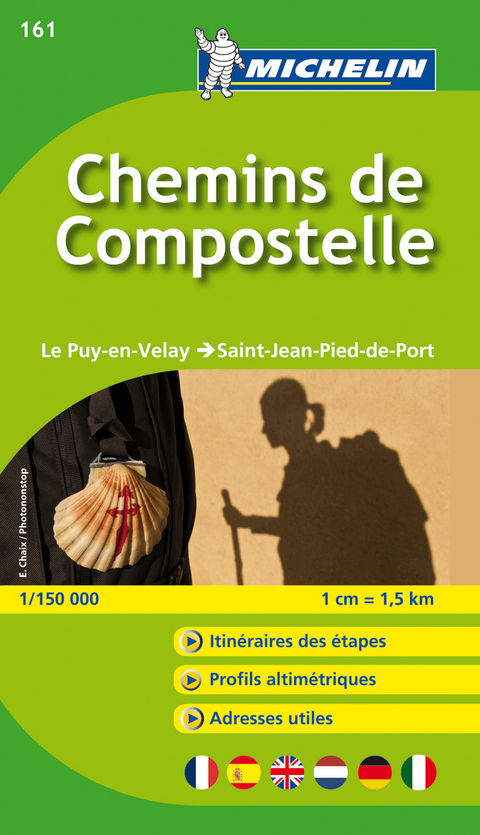 Le chemin de Compostelle - Zoom Map 161 -  Michelin