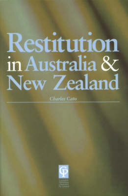 Law of Restitution In Australia & New Zealand - 