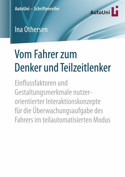 Vom Fahrer zum Denker und Teilzeitlenker - Ina Othersen