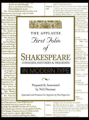 Applause First Folio of Shakespeare in Modern Type - William Shakespeare