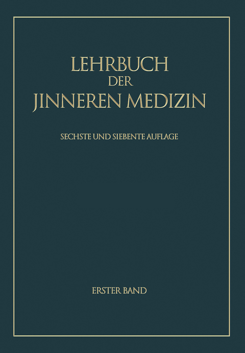 Lehrbuch der inneren Medizin - Herbert Assmann, G.v. Bergmann, R. Doerr