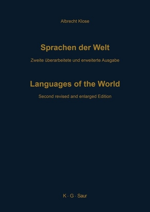 Sprachen der Welt - Albrecht Klose