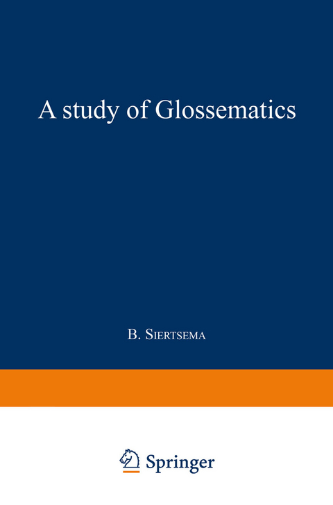 A Study of Glossematics - Bertha Siertsema