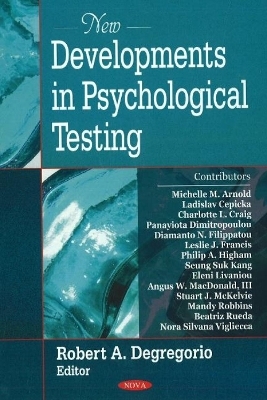 New Developments in Psychological Testing - 