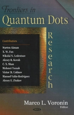 Frontiers in Quantum Dots Research - 