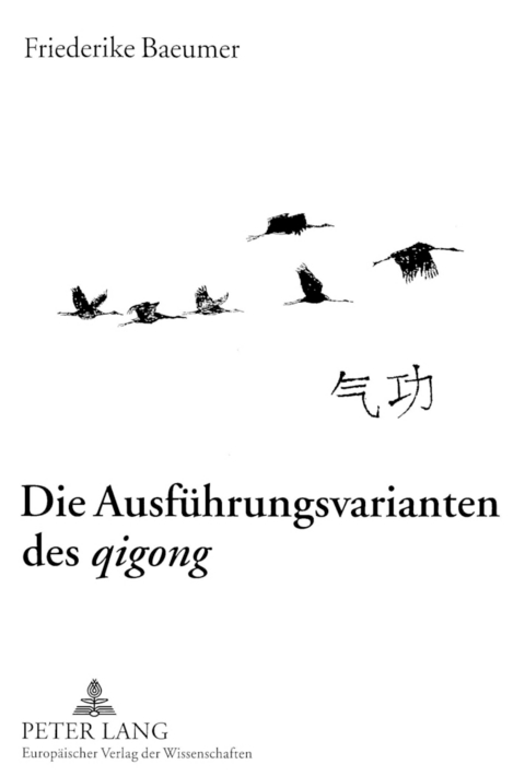 Die Ausführungsvarianten des «qigong» - Friederike Baeumer