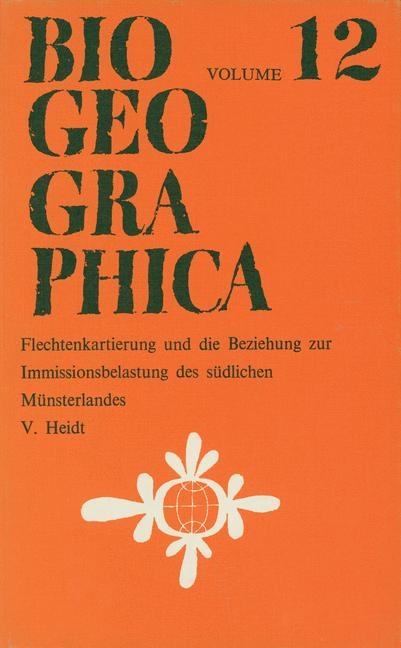 Flechtenkartierung und die Beziehung zur Immissionsbelastung des südlichen Münsterlandes -  V. Heidt