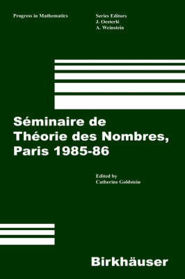 Séminaire de Théorie des Nombres, Paris 1985–86 - 