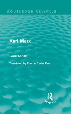 Karl Marx -  Loria Achille