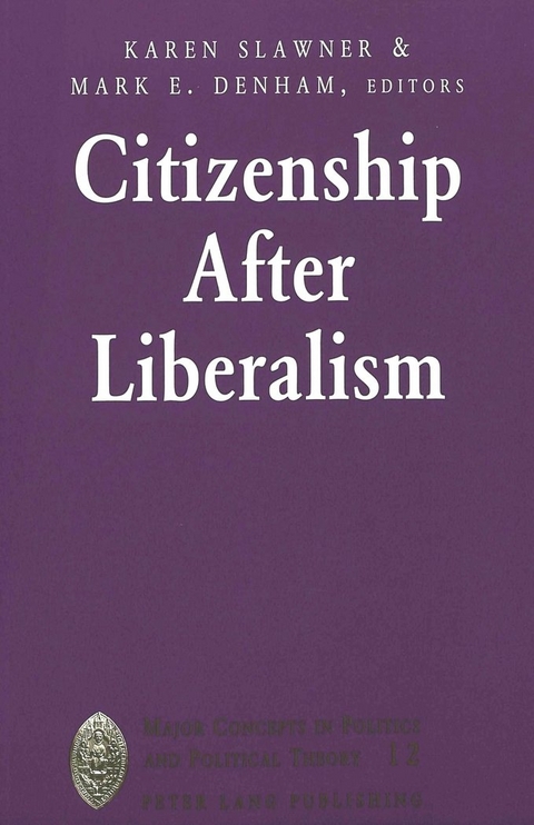 Citizenship After Liberalism - 