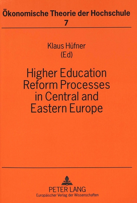 Higher Education Reform Processes in Central and Eastern Europe