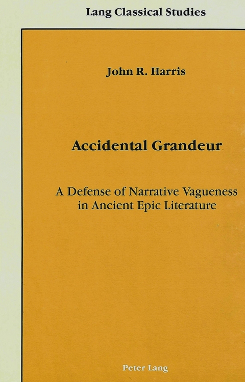 Accidental Grandeur - John R Harris