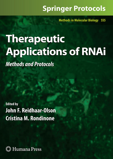 Therapeutic Applications of RNAi - 