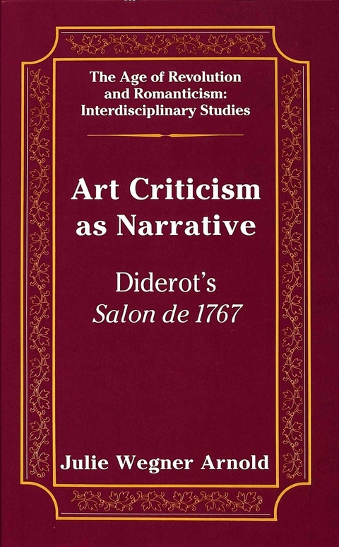 Art Criticism as Narrative - Julie Wegner Arnold