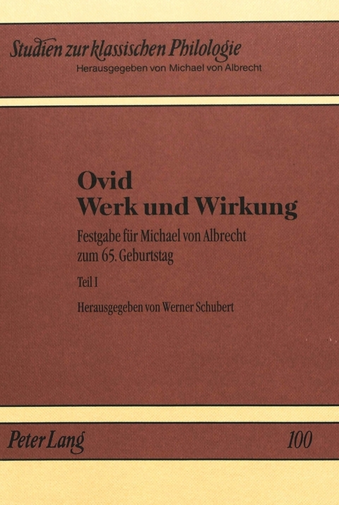 Ovid - Werk und Wirkung - 