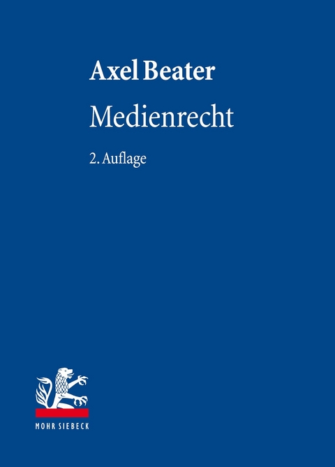 Medienrecht -  Axel Beater