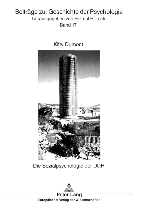 Die Sozialpsychologie der DDR - Kitty Dumont