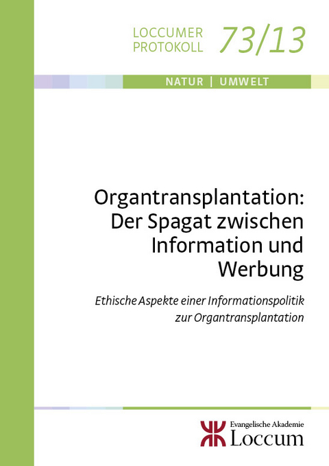 Organtransplantation: - 