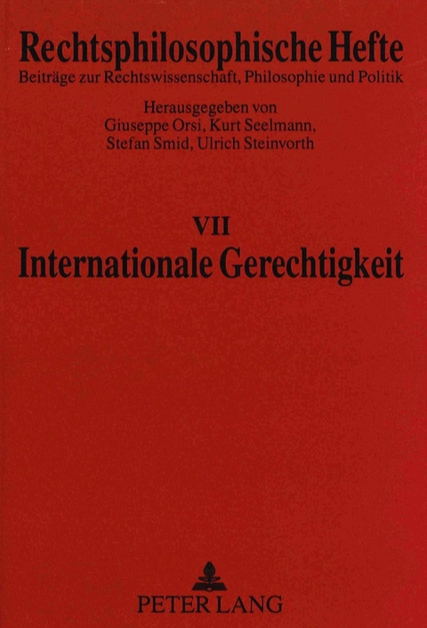 Internationale Gerechtigkeit - 