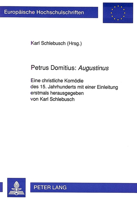 Petrus Domitius: «Augustinus» - 