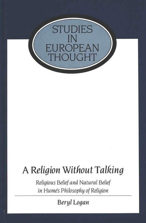 A Religion Without Talking - Beryl Logan