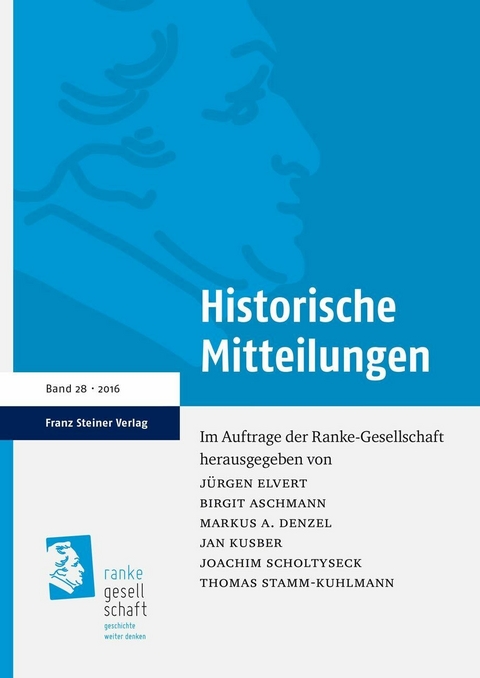 Historische Mitteilungen 28 (2016) - 