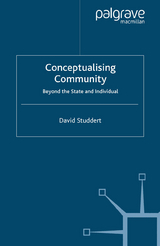 Conceptualising Community - D. Studdert