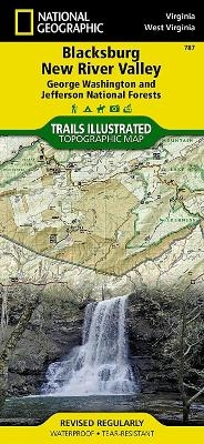 Blacksburg/New River Valley, Jefferson National Forest - National Geographic Maps