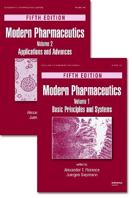 Modern Pharmaceutics, Two Volume Set - 