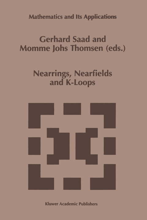 Nearrings, Nearfields and K-Loops - 