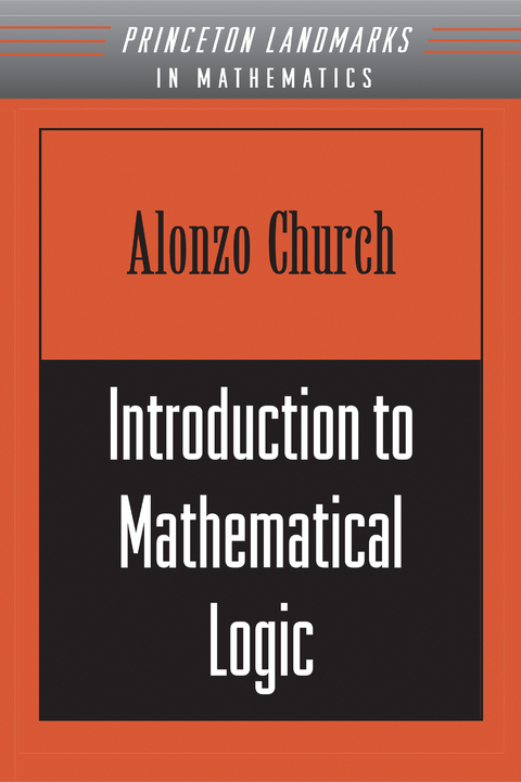 Introduction to Mathematical Logic - Alonzo Church