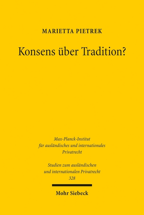 Konsens über Tradition? -  Marietta Pietrek