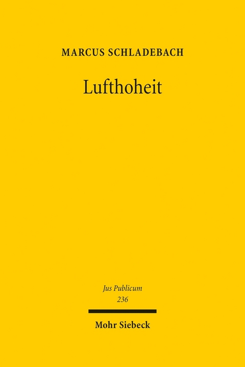 Lufthoheit -  Marcus Schladebach