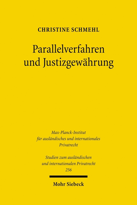 Parallelverfahren und Justizgewährung -  Christine Schmehl