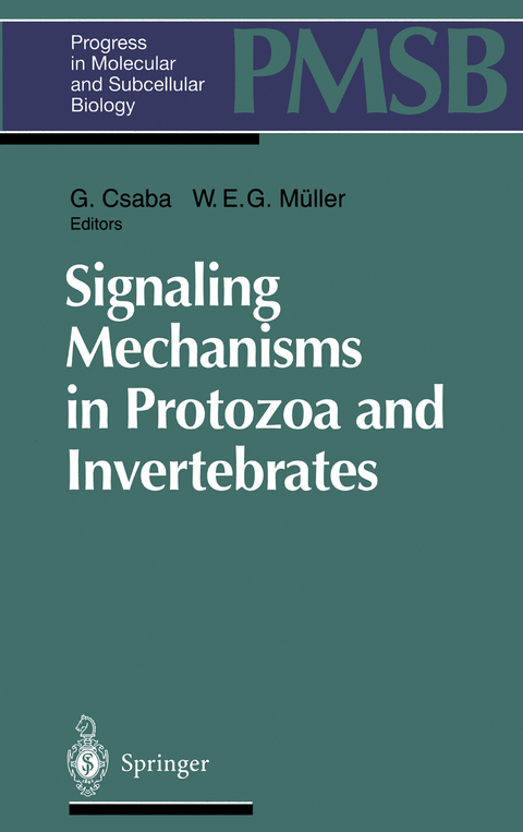 Signaling Mechanisms in Protozoa and Invertebrates - 