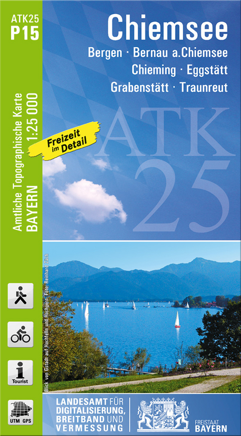 ATK25-P15 Chiemsee (Amtliche Topographische Karte 1:25000)