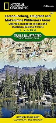 Carson-Iceberg/Emigrant/Mokleumne Wilderness Areas - National Geographic Maps