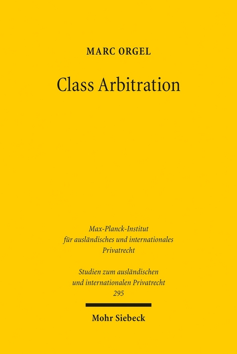 Class Arbitration -  Marc Orgel